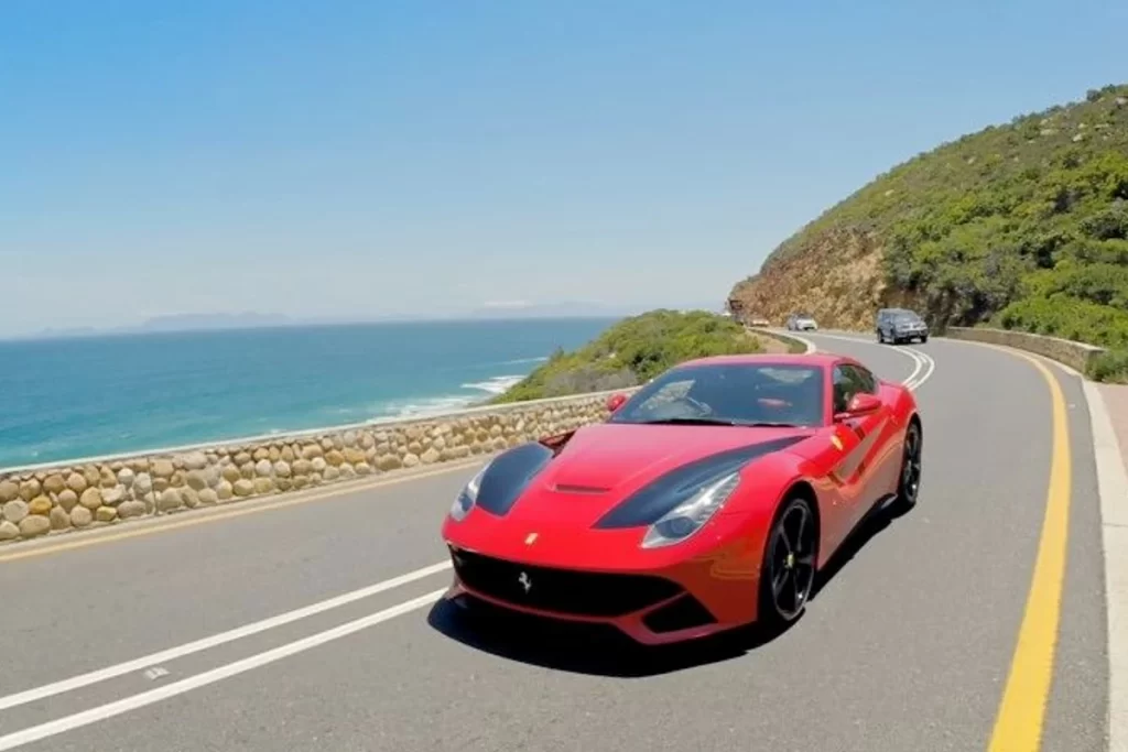 Tour in Ferrari a cape town